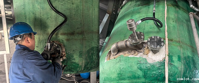 振动式开云娱乐官网首页网址安装完成图